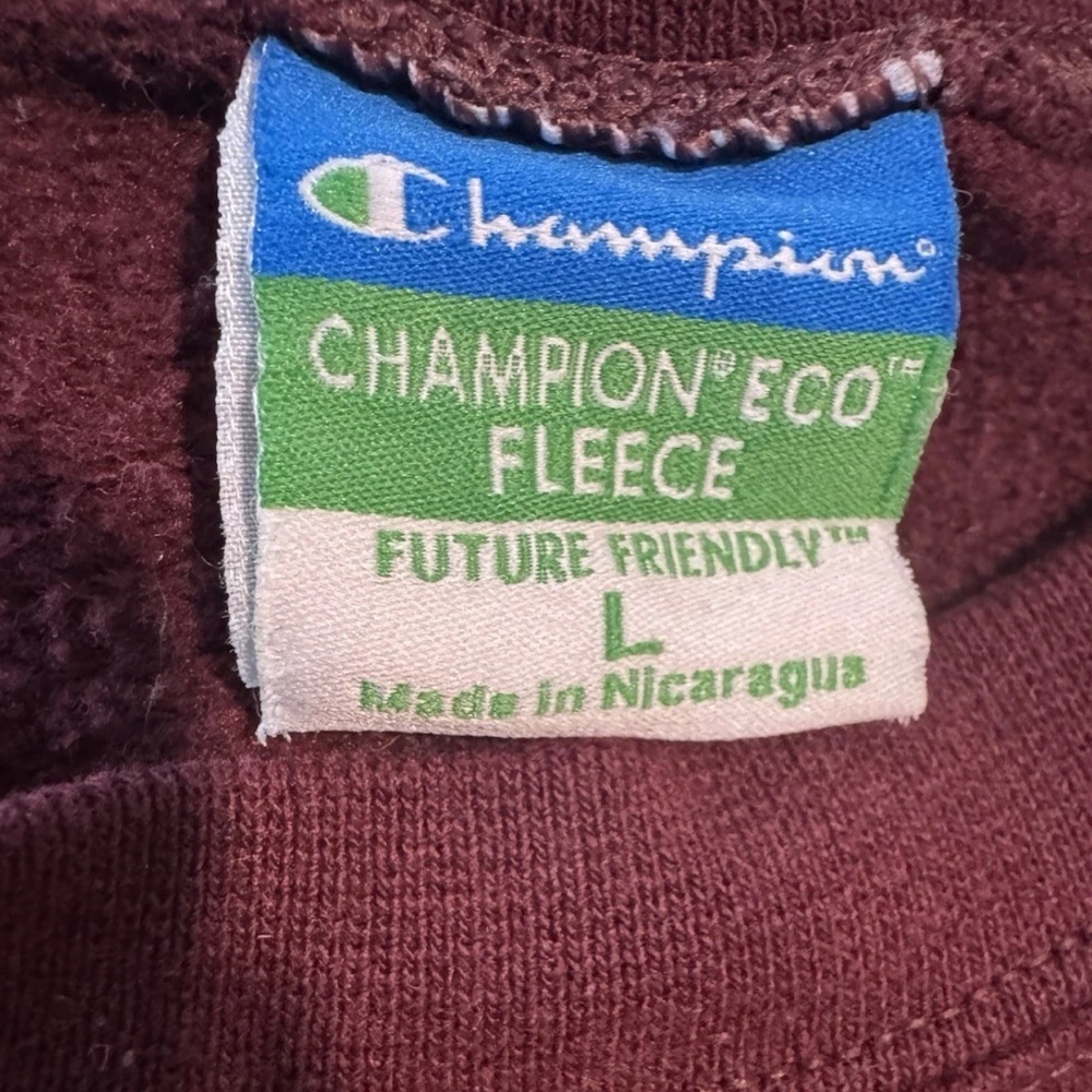 Vintage 90’s Harvard University Champion Sweatshirt Embroidered Felt Spell Out - Picture 9 of 9